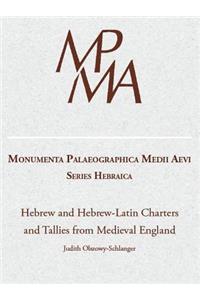 Hebrew and Hebrew-Latin Documents from Medieval England