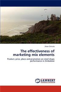 Effectiveness of Marketing Mix Elements