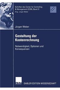 Gestaltung Der Kostenrechnung