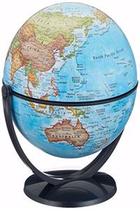 Political World Globe 15cm