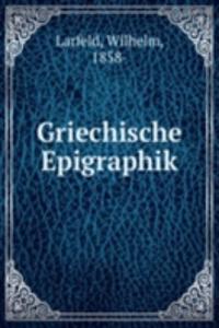 Griechische Epigraphik