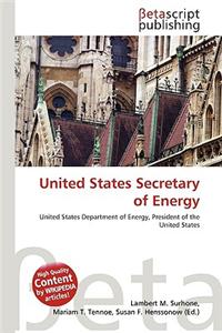 United States Secretary of Energy