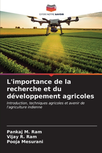 L'importance de la recherche et du développement agricoles