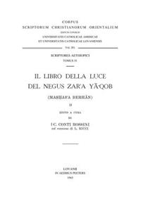 Il Libro della Luce del Negus Zar'a Ya'qob (Mashafa Berhan), II