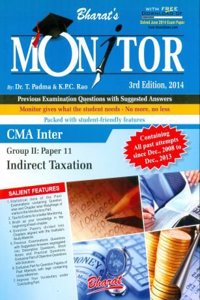 Monitor For Cma Inter, Group Ii: Paper 11: Indirect Taxation