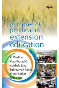 Glimpses of Practical in Extension Education