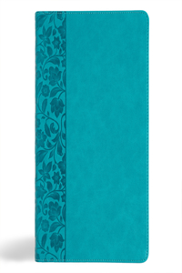 KJV Giant Print Reference Bible, Teal Leathertouch, Indexed
