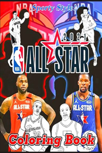 Sporty Style NBA All Star Coloring Book