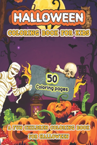 Halloween Coloring Book For Kids