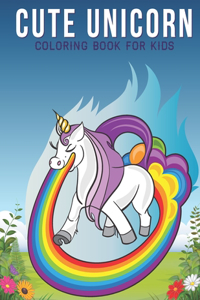 Cute Unicorn Coloring Book For Kids