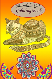 Mandala Cat Coloring Book