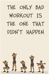 The Only Bad Workout Is the One That Didn't Happen