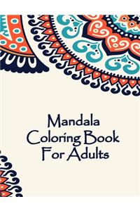 Mandala Coloring Book For Adults