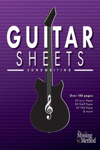 Guitar Sheets Songwriting Journal