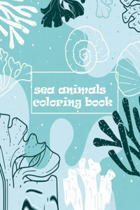 sea animals coloring book