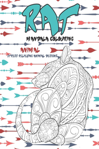 Mandala Colouring - Animal - Stress Relieving Animal Designs - Rat