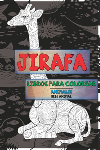 Libros para colorear - Bebé animal - Animales - Jirafa