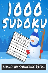1000 Sudoku leichte bis schwierige Rätsel