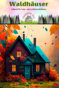 Waldhäuser Malbuch für Natur- und Architekturliebhaber Erstaunliche Designs für totale Entspannung