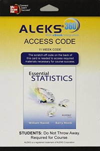 Aleks 360 Access Card (11 Weeks) for Essential Statistics
