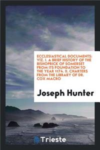 Ecclesiastical Documents