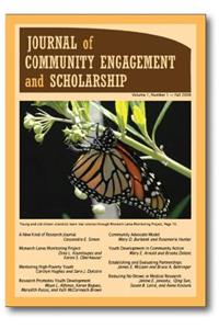 Journal of Community Engagement and Scholarship, Vol 1 No 1, 1