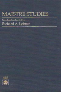 Maistre Studies