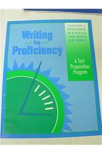 Writing for Proficiency TM 1995c