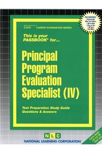 Principal Program Evaluation Specialist (IV)