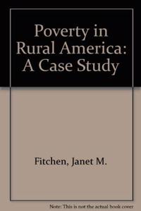 Poverty In Rural America