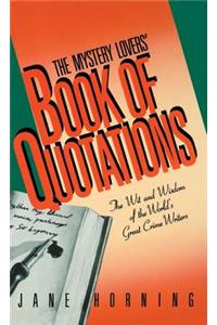 Mystery Lovers' Book of Quotations