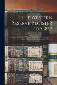 The Western Reserve Register for 1852