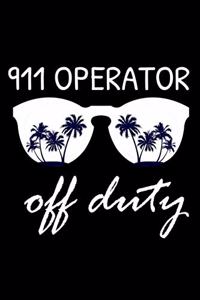 911 Operator Off Duty