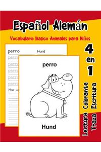 Español Alemán Vocabulario Basico Animales para Niños
