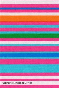 Vibrant Lined Journal