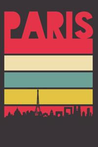 Paris Skyline Notebook Journal