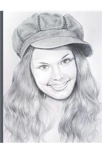 Sketched Woman in Hat