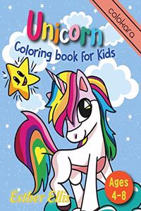Unicorn Coloring Book for Kids