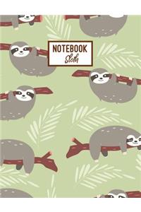 Sloth Notebook