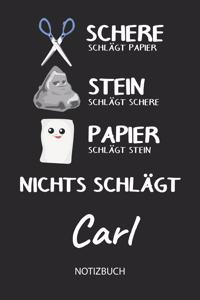 Nichts schlägt - Carl - Notizbuch