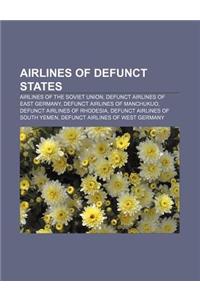 Airlines of Defunct States