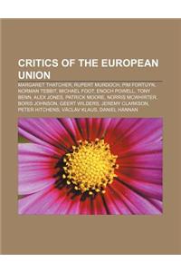 Critics of the European Union