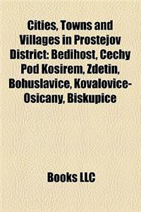 Cities, Towns and Villages in Prost Jov District