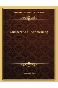 Numbers and Their Meaning