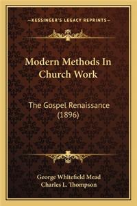 Modern Methods in Church Work