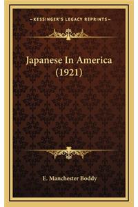 Japanese in America (1921)