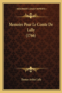 Memoire Pour Le Comte De Lally (1766)