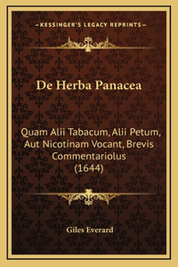 De Herba Panacea