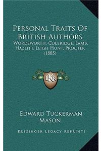 Personal Traits Of British Authors