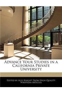 Advance Your Studies in a California Private University